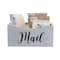 Elegant Designs Decorative Script Word Mail Organizer Box